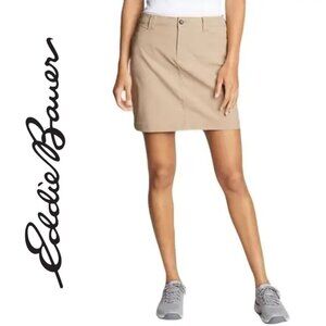 Eddie Bauer Women’s Size 8 Khaki Adventurer High-Rise Skort Hiking Skirt